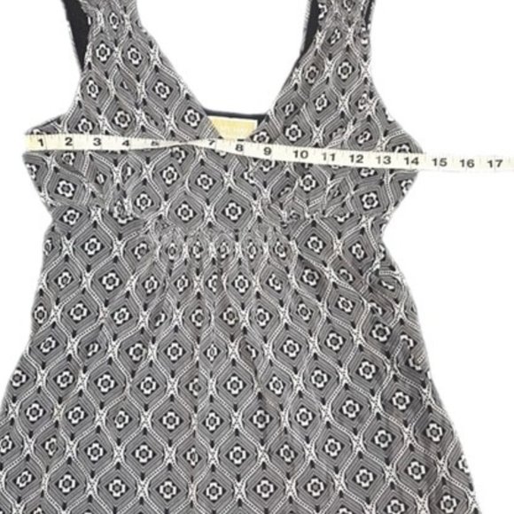 Michael Kors V-Neck Sleeveless Faux Wrap Top Navy Size XS - Picture 2 of 8